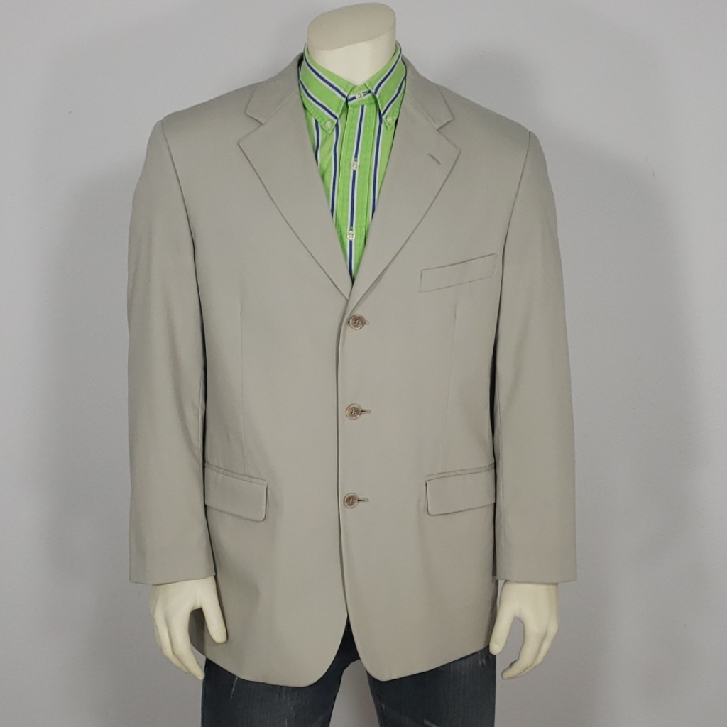 Brooks Stretch Cotton Polyester Blend Blazer 43 R